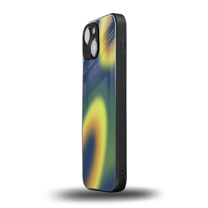 Aqua Sunset iphone 13 mini mobile cover | shockproof glass phone case