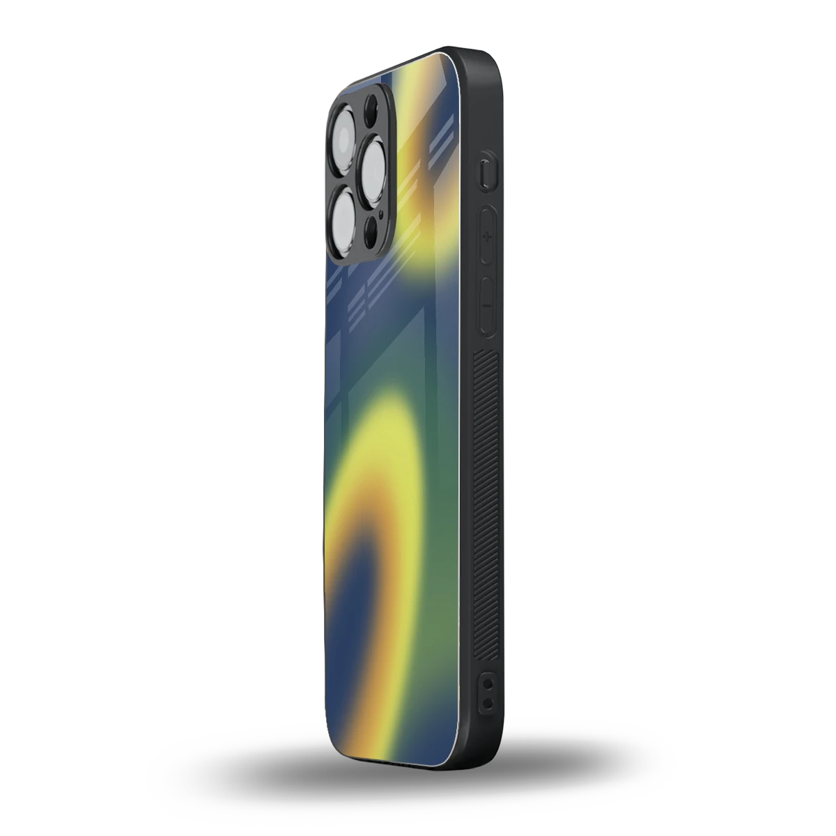 Aqua Sunset iphone 15 pro max mobile cover | shockproof glass phone case