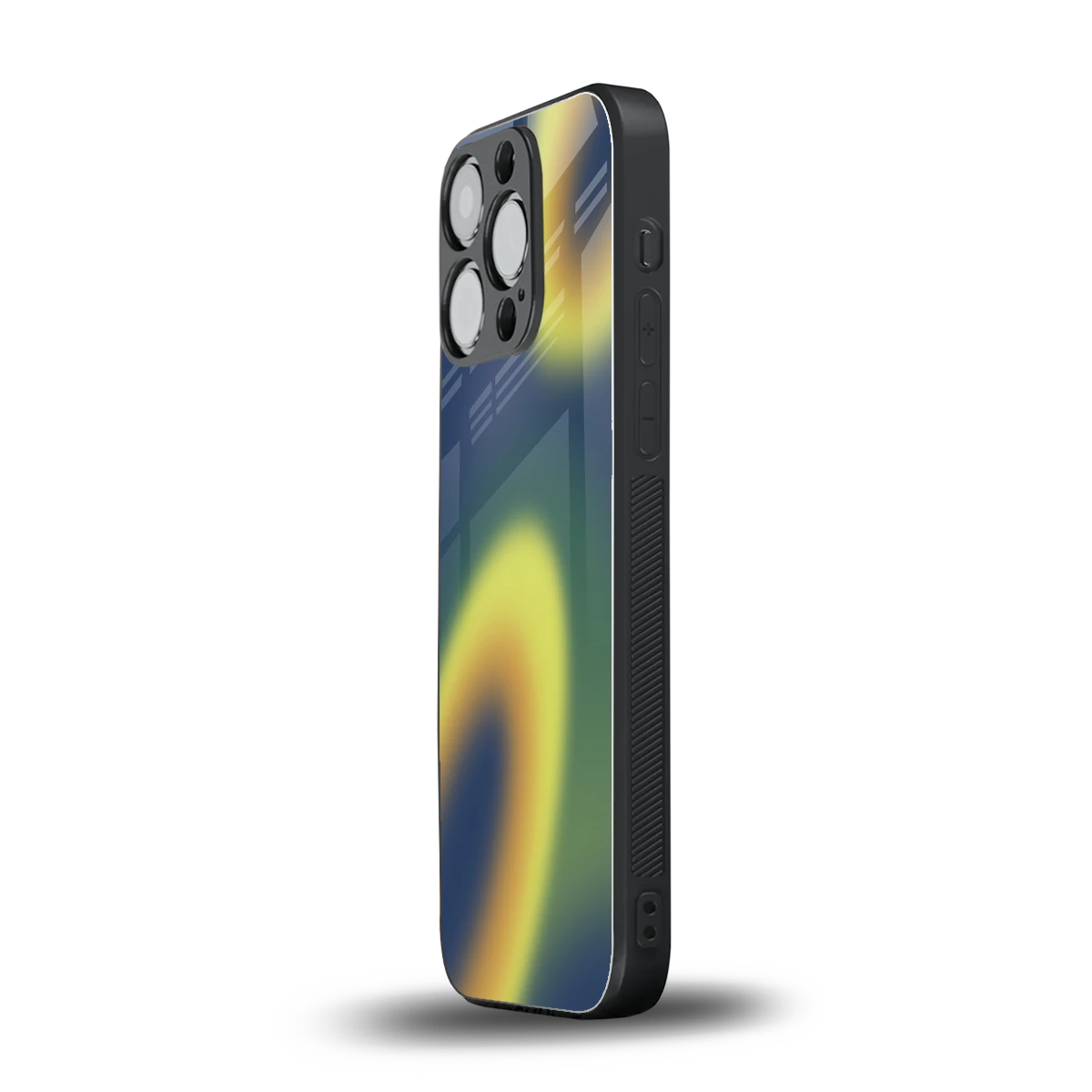 Aqua Sunset iphone 15 pro mobile cover | shockproof glass phone case