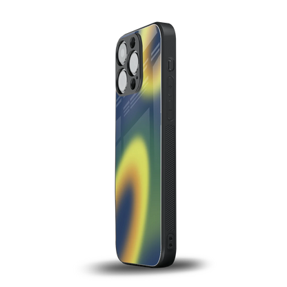 Aqua Sunset iphone 15 pro mobile cover | shockproof glass phone case