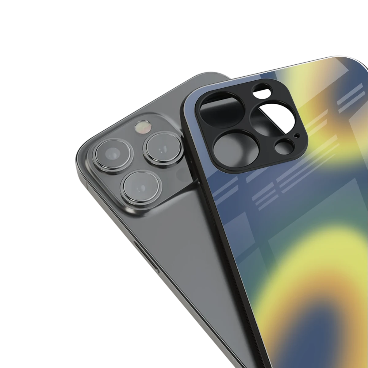 Aqua Sunset stylish phone case for iphone 15 | glossy glass and slim fit