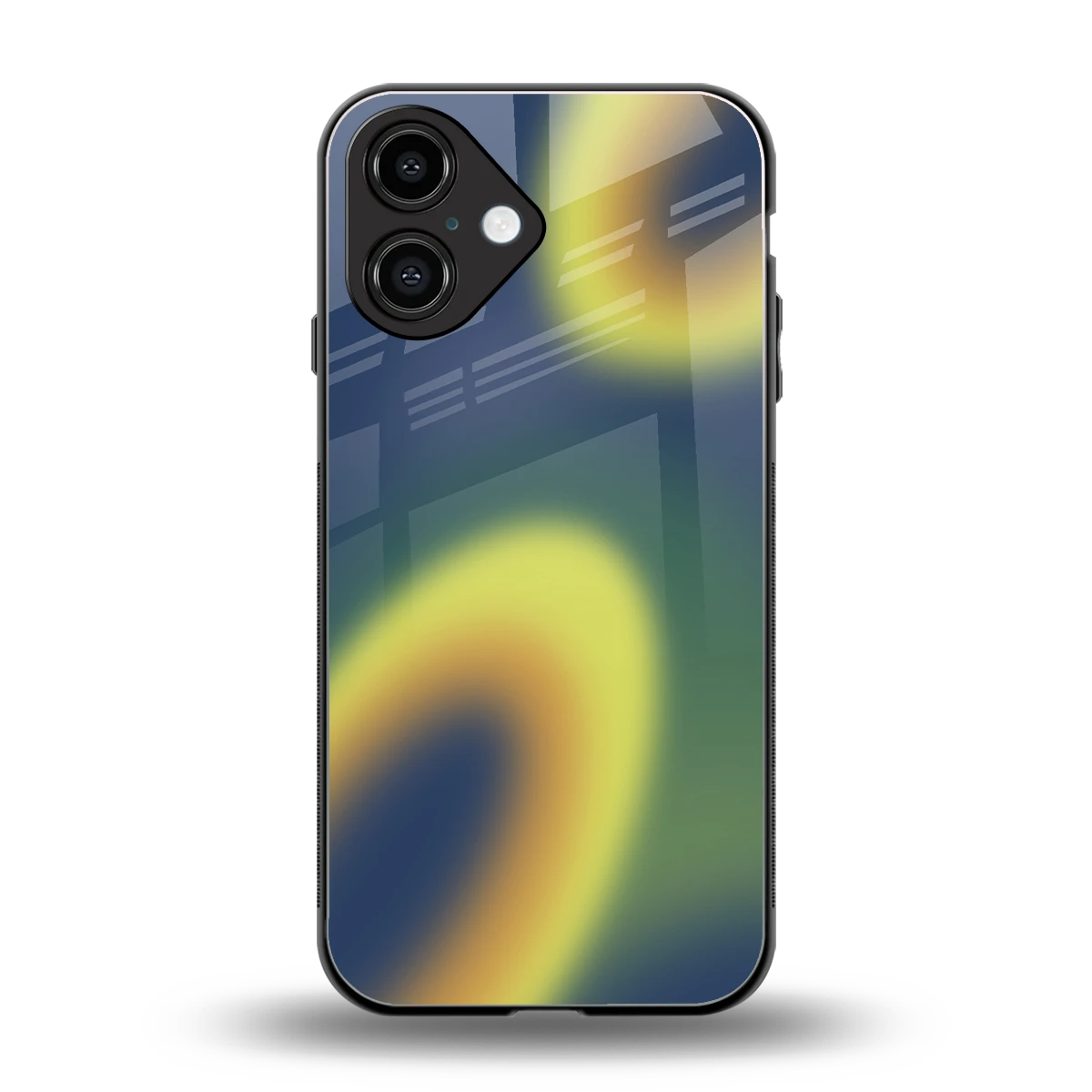Aqua Sunset back phone cover | glass case for iphone 16