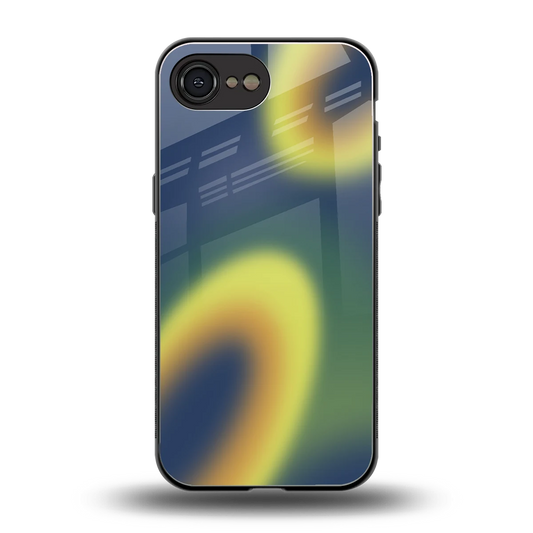 Aqua Sunset back phone cover | glass case for iphone 16e