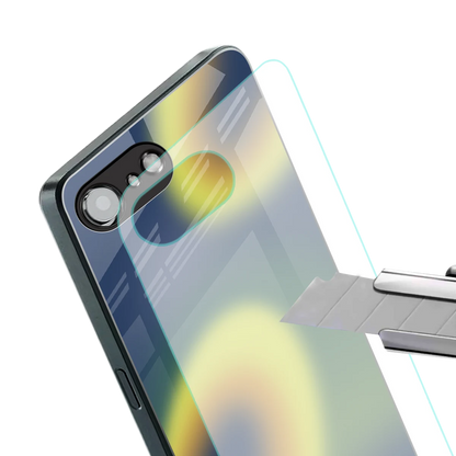 Aqua Sunset stylish phone case for iphone 17e | glossy glass and slim fit