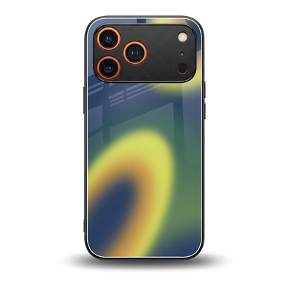 Aqua Sunset back phone cover | glass case for iphone 17 pro