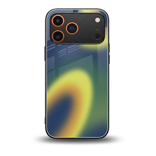 Aqua Sunset back phone cover | glass case for iphone 17 pro max