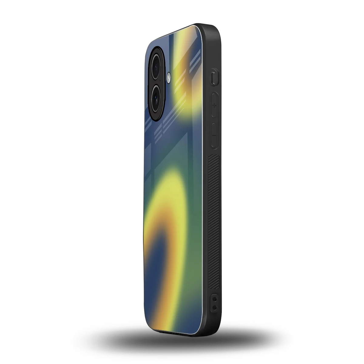 Aqua Sunset iphone 17 mobile cover | shockproof glass phone case
