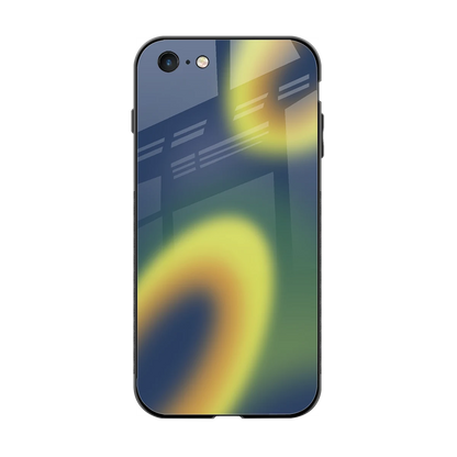 Aqua Sunset back phone cover | glass case for iphone 6