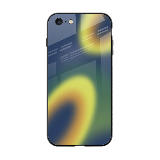 Aqua Sunset back phone cover | glass case for iphone 6