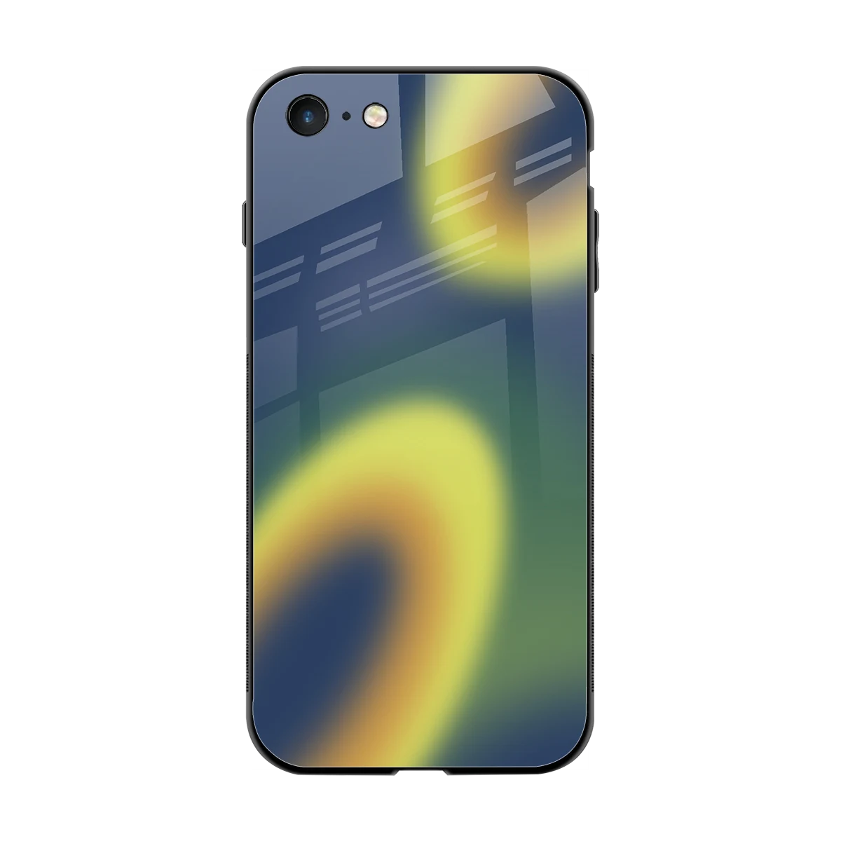 Aqua Sunset back phone cover | glass case for iphone 7