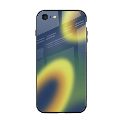 Aqua Sunset back phone cover | glass case for iphone 7