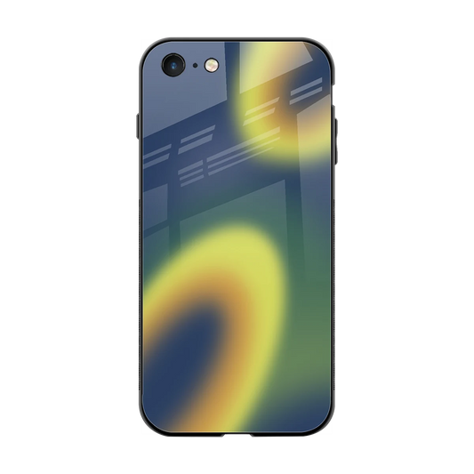 Aqua Sunset back phone cover | glass case for iphone 7