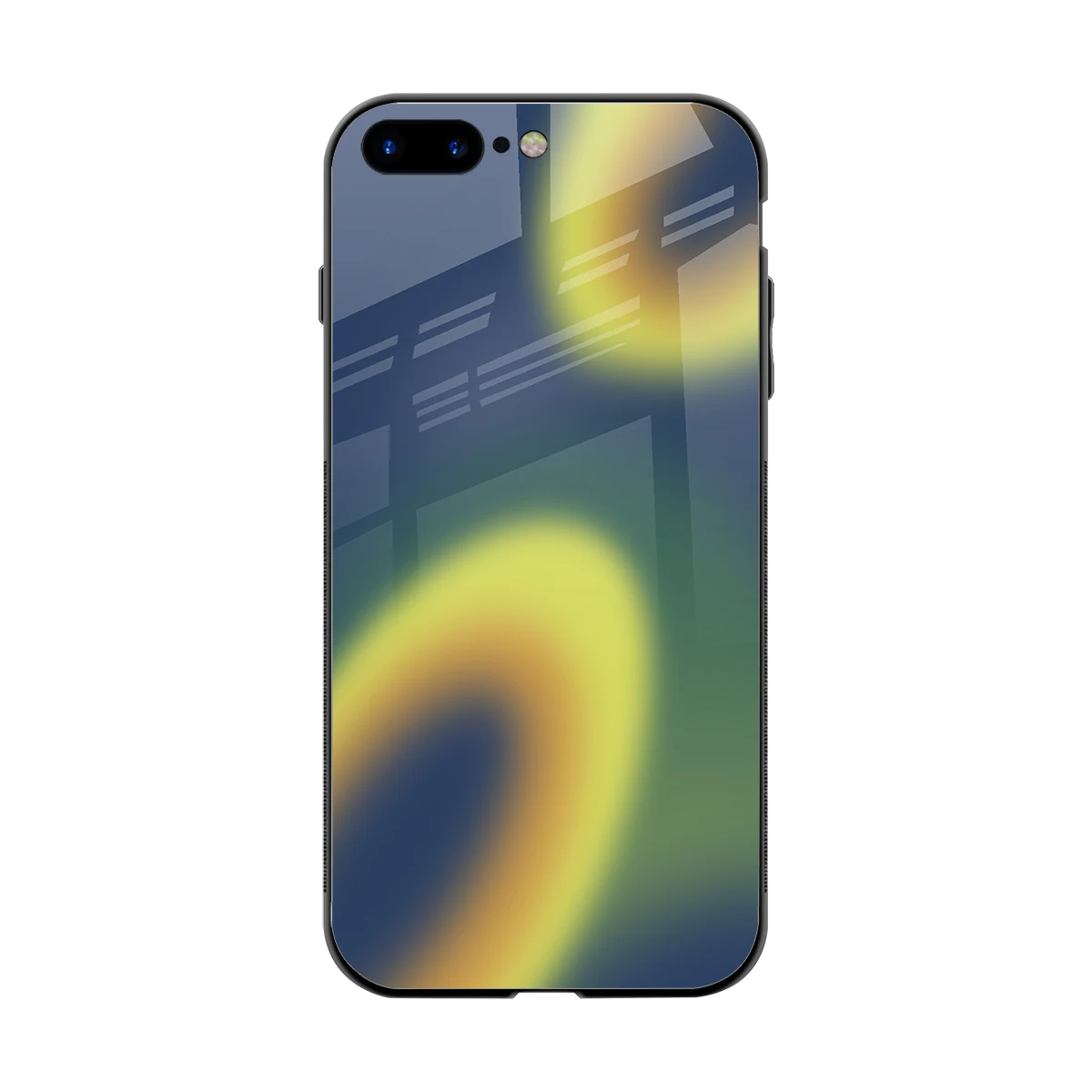 Aqua Sunset back phone cover | glass case for iphone 8 plus