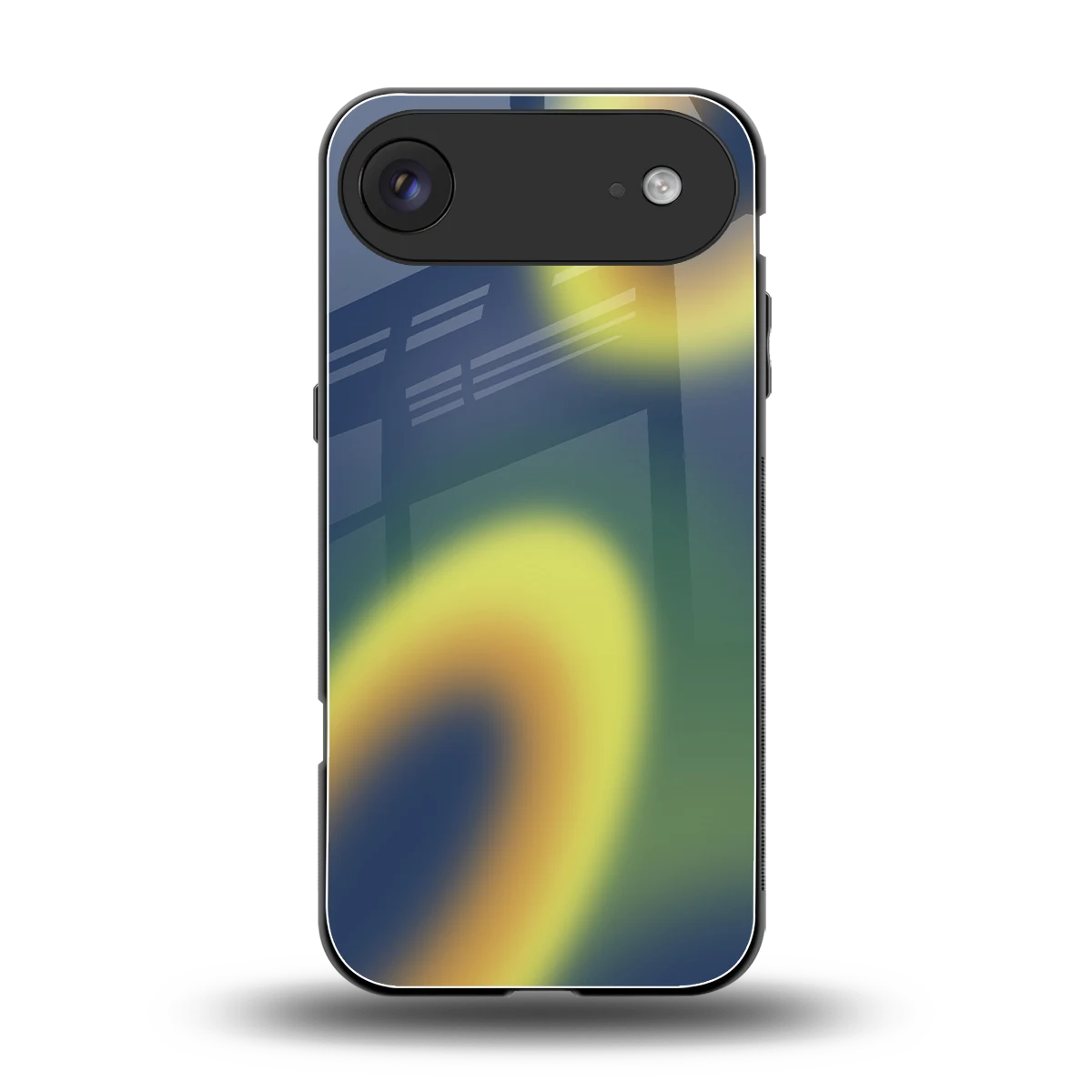 Aqua Sunset back phone cover | glass case for iphone air