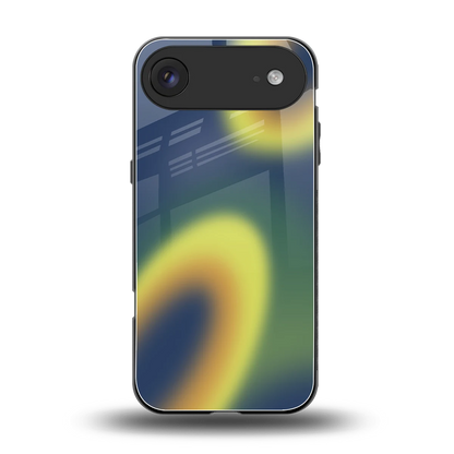 Aqua Sunset back phone cover | glass case for iphone air