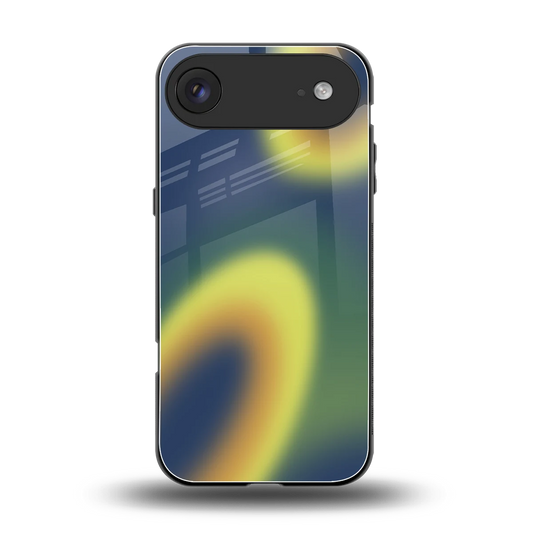 Aqua Sunset back phone cover | glass case for iphone air