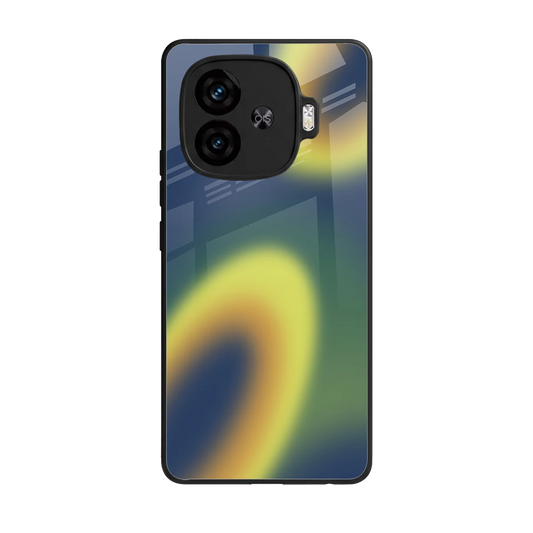 Aqua Sunset back phone cover | glass case for iqoo neo 10r 5g