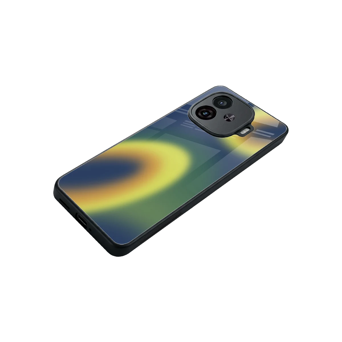 Aqua Sunset stylish phone case for iqoo neo 10r 5g | glossy glass and slim fit