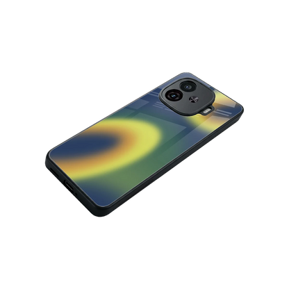 Aqua Sunset stylish phone case for iqoo neo 10r 5g | glossy glass and slim fit