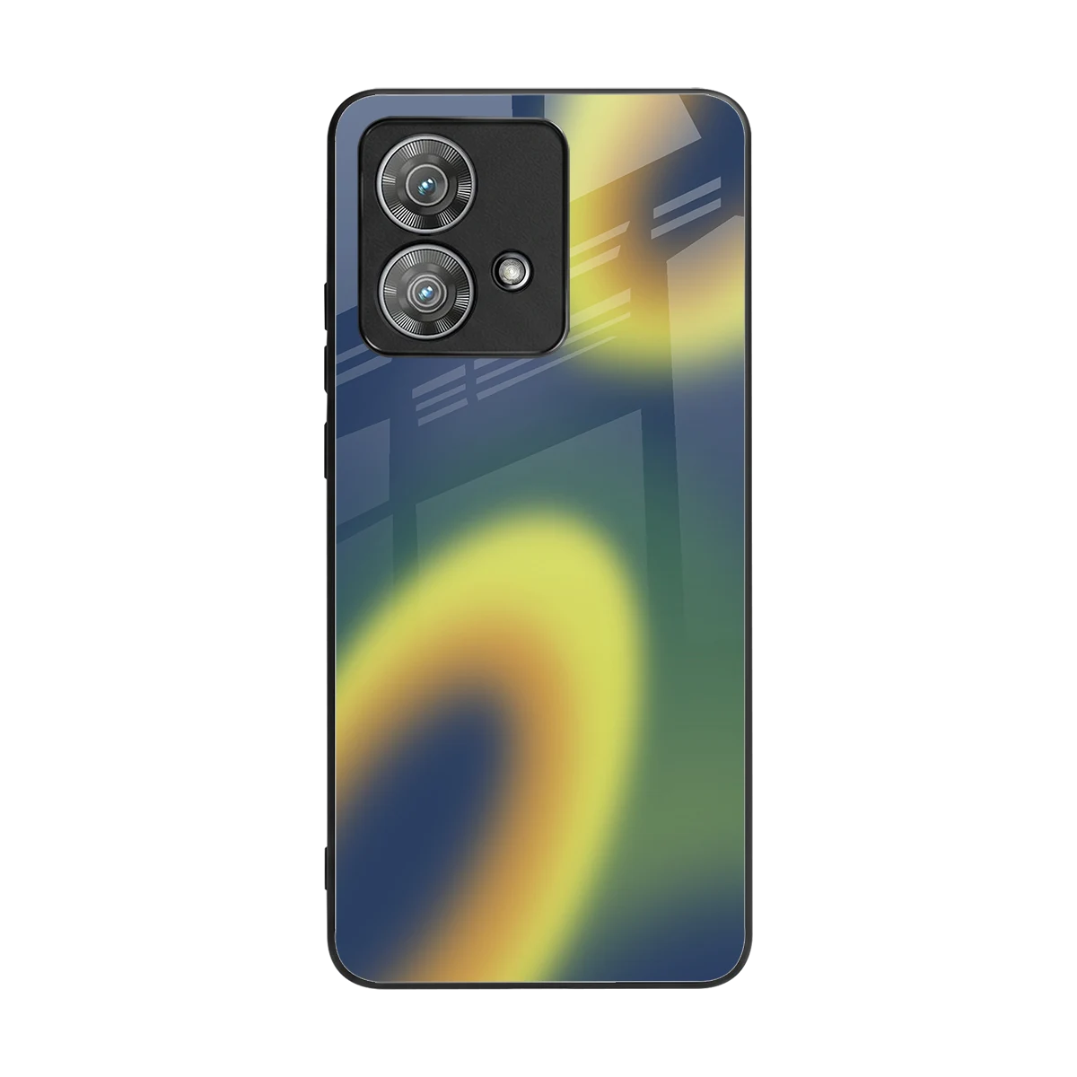 Aqua Sunset back phone cover | glass case for motorola edge 40 neo 5g