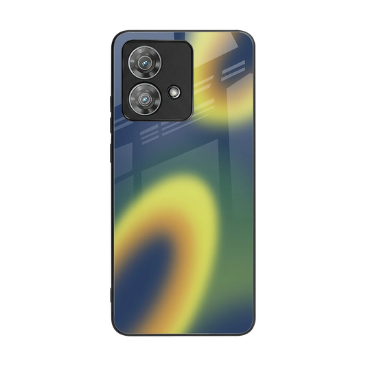 Aqua Sunset back phone cover | glass case for motorola edge 40 neo 5g