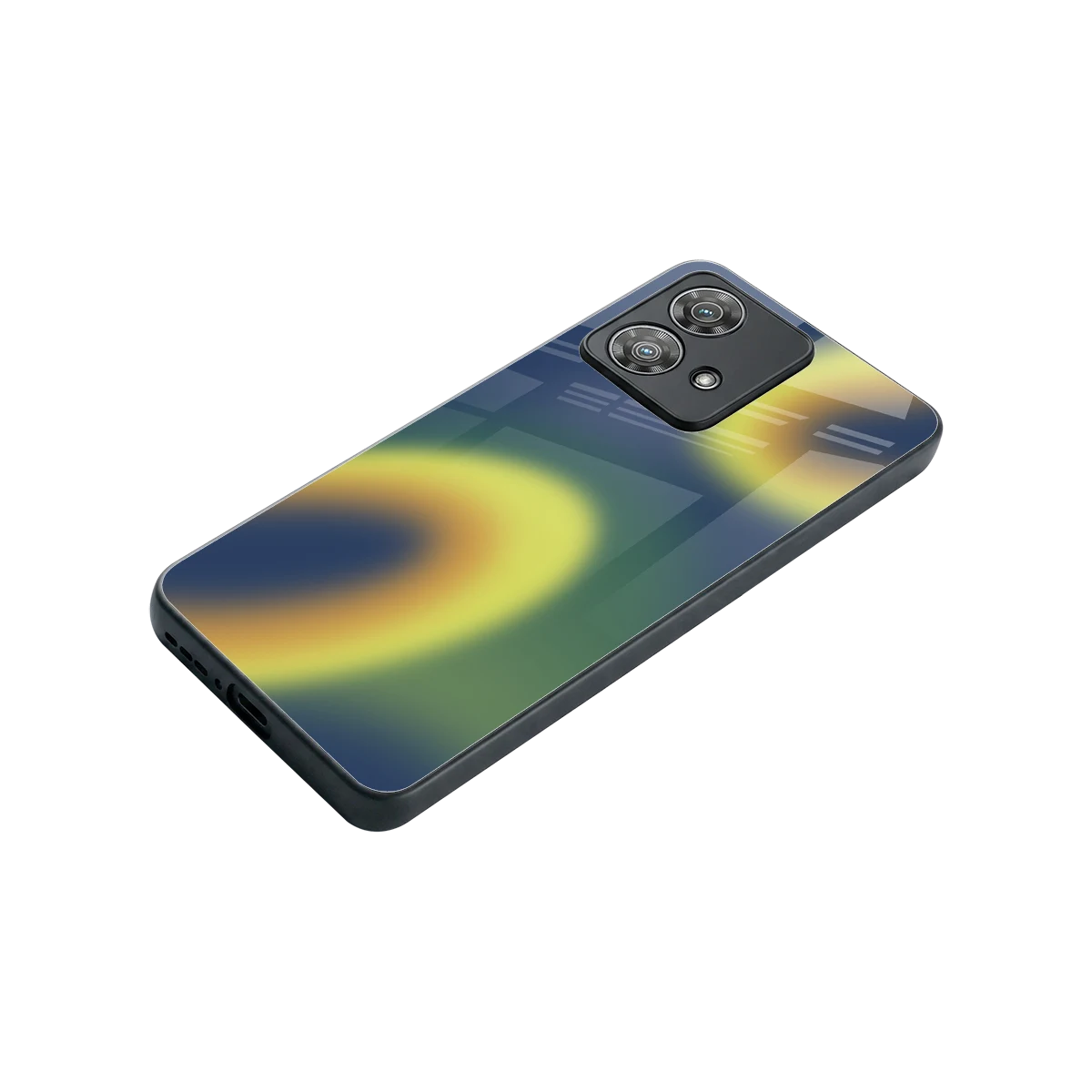 Aqua Sunset stylish phone case for motorola edge 40 neo 5g | glossy glass and slim fit
