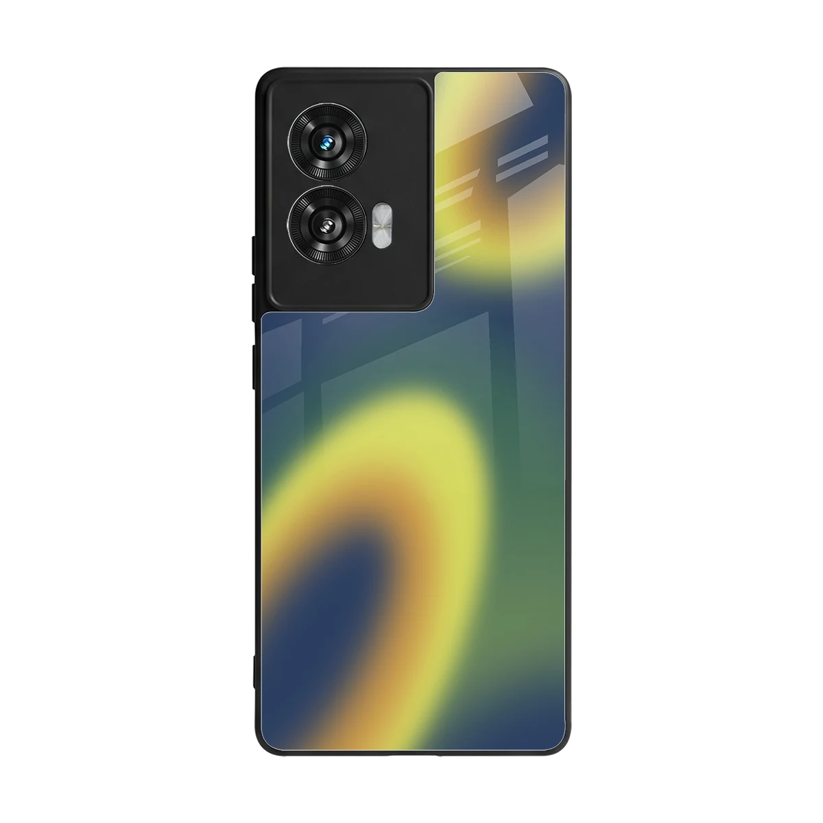 Aqua Sunset back phone cover | glass case for motorola edge 50 fusion