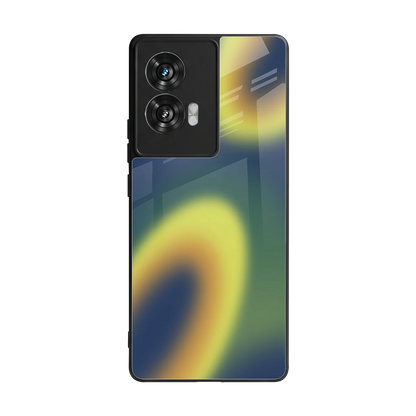 Aqua Sunset back phone cover | glass case for motorola edge 50 fusion