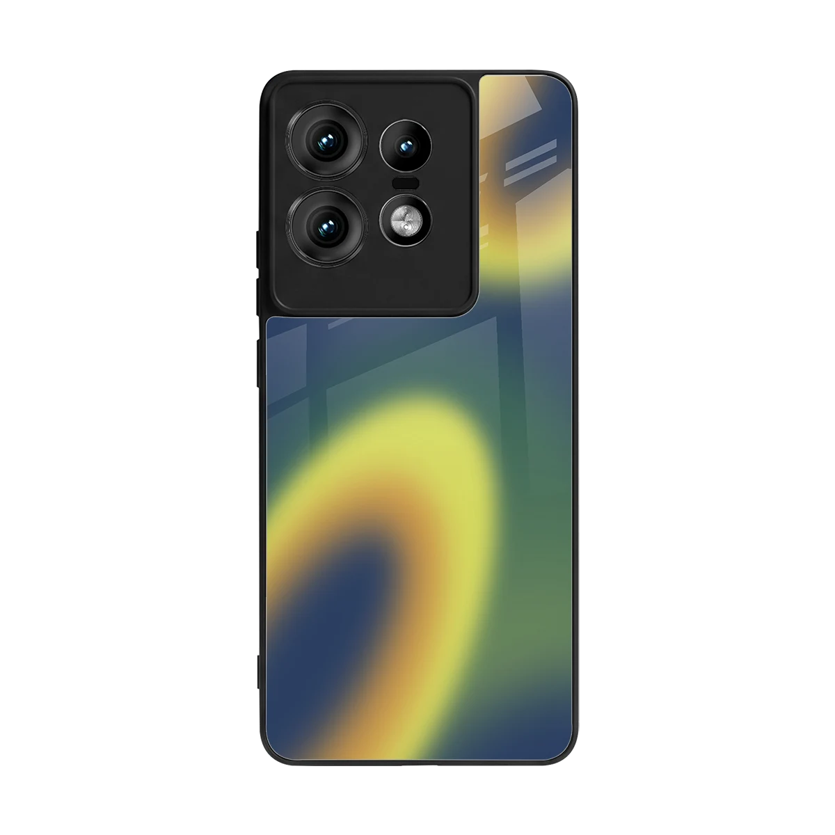 Aqua Sunset back phone cover | glass case for motorola edge 50 pro