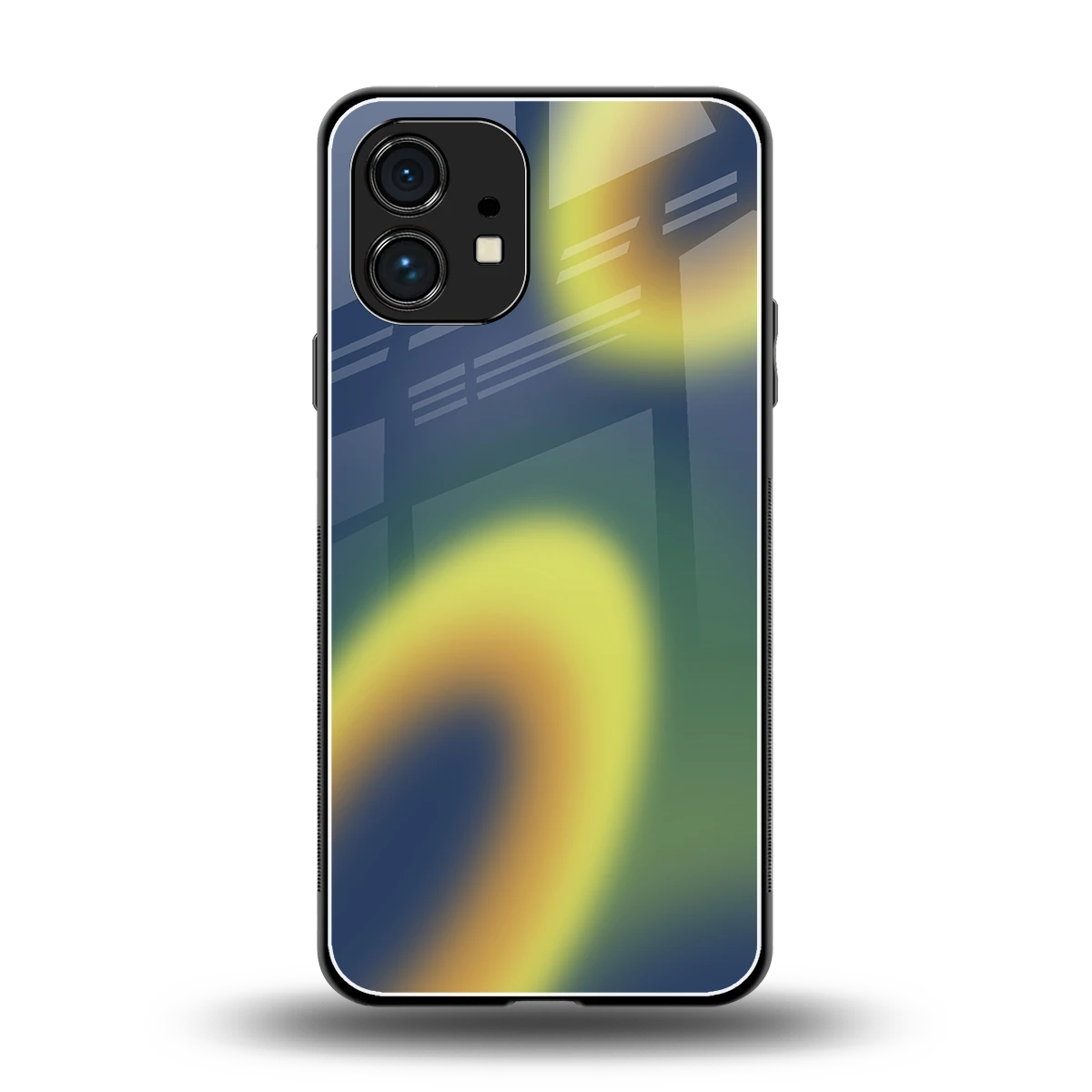 Aqua Sunset back phone cover | glass case for nothing phone 1