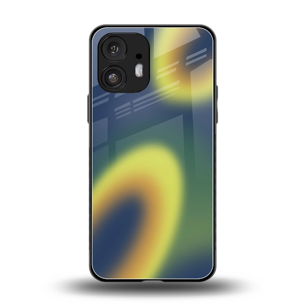 Aqua Sunset back phone cover | glass case for nothing phone 2