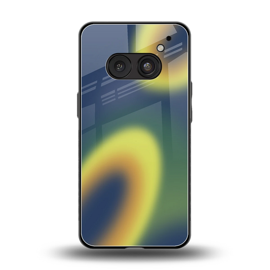 Aqua Sunset back phone cover | glass case for nothing phone 2a