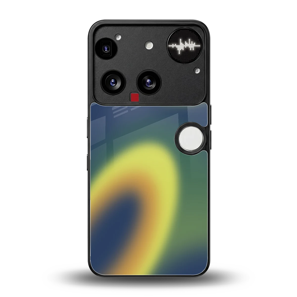 Aqua Sunset back phone cover | glass case for nothing phone 3