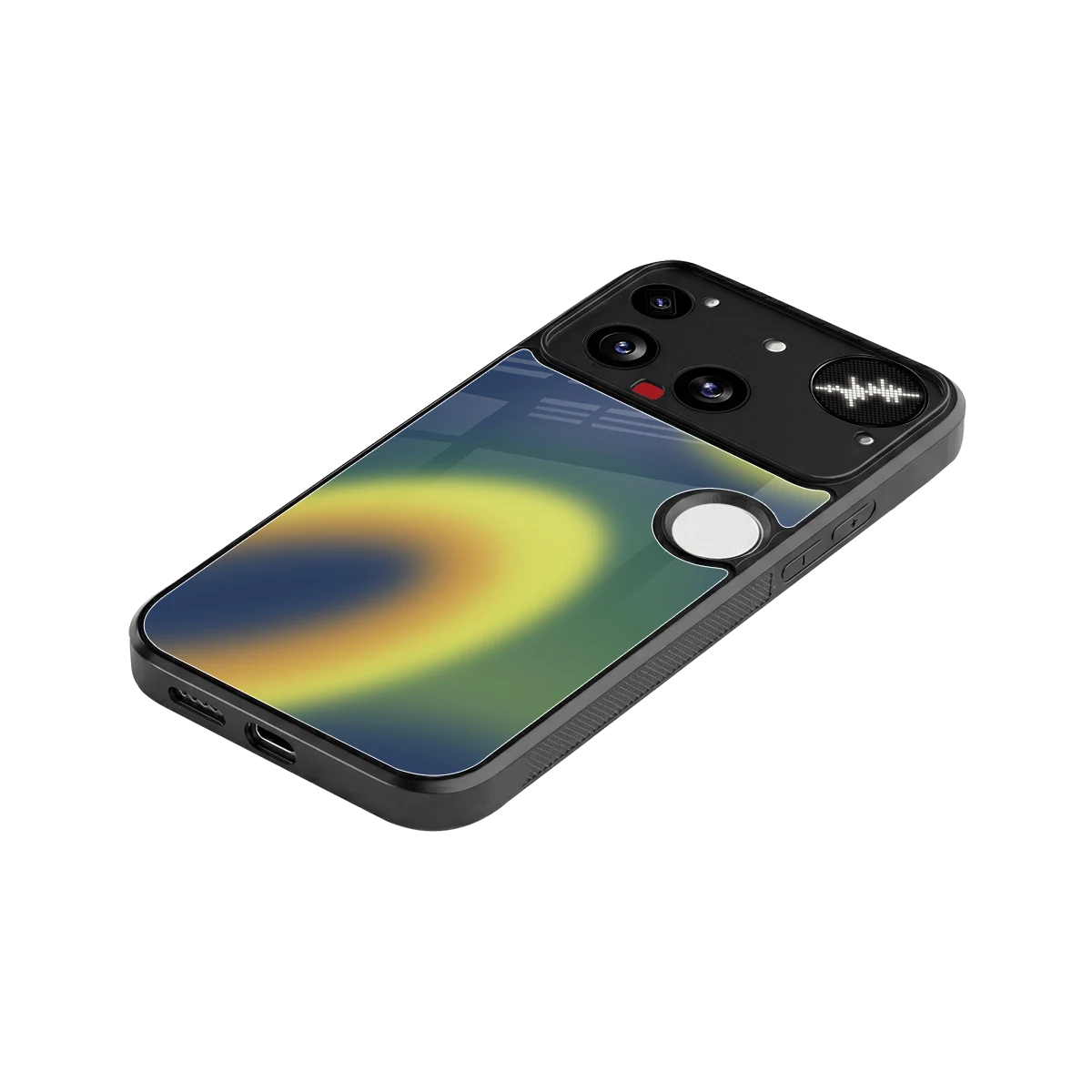 Aqua Sunset stylish phone case for nothing phone 3 | glossy glass and slim fit