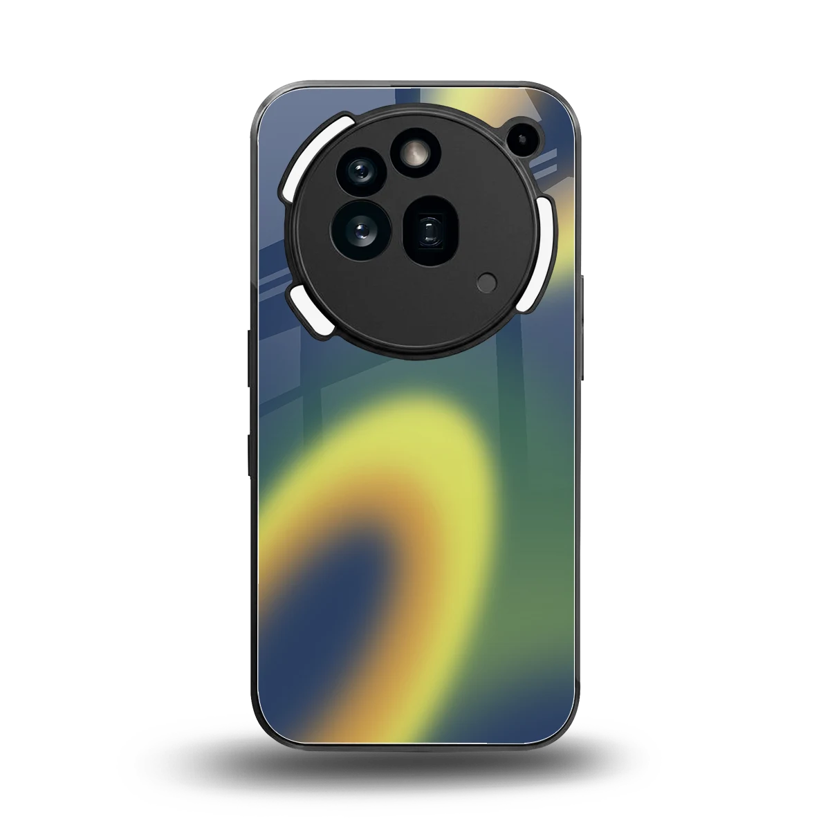 Aqua Sunset back phone cover | glass case for nothing phone 3a pro