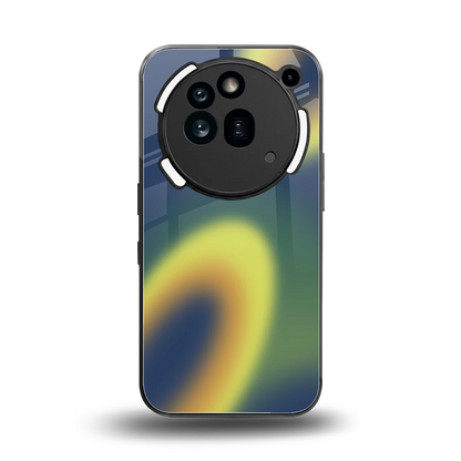 Aqua Sunset back phone cover | glass case for nothing phone 3a pro
