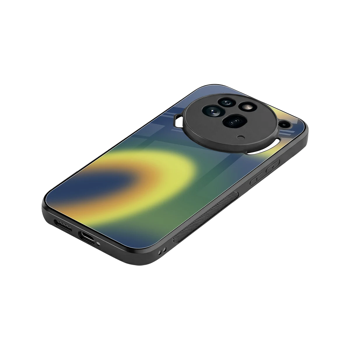 Aqua Sunset stylish phone case for nothing phone 3a pro | glossy glass and slim fit
