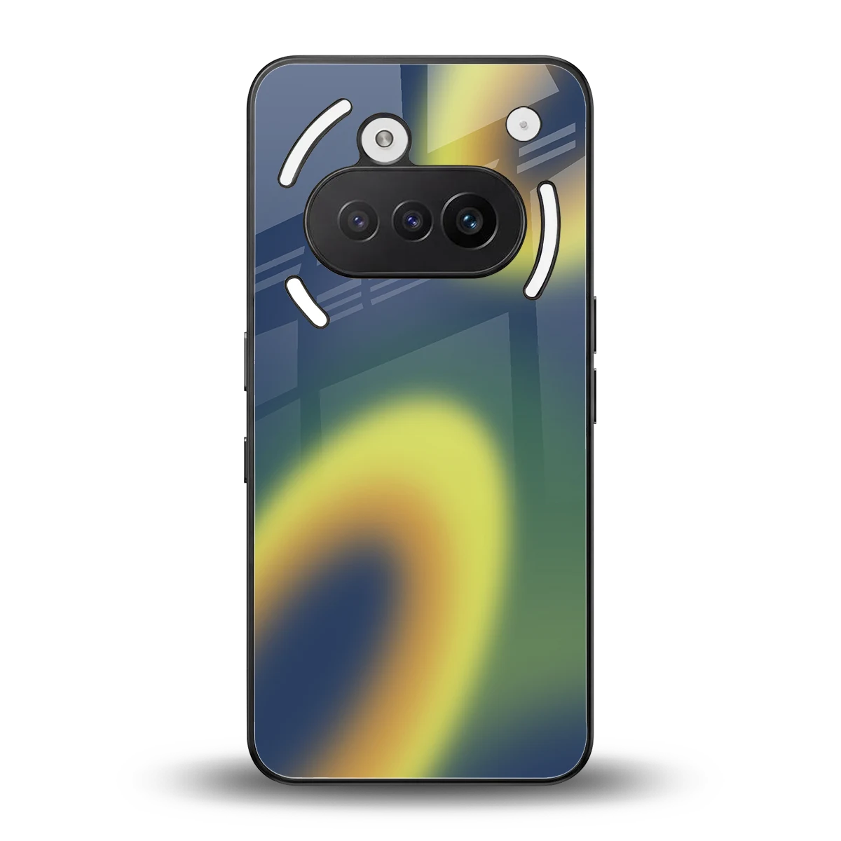 Aqua Sunset back phone cover | glass case for nothing phone 3a