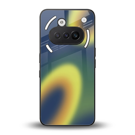 Aqua Sunset back phone cover | glass case for nothing phone 3a