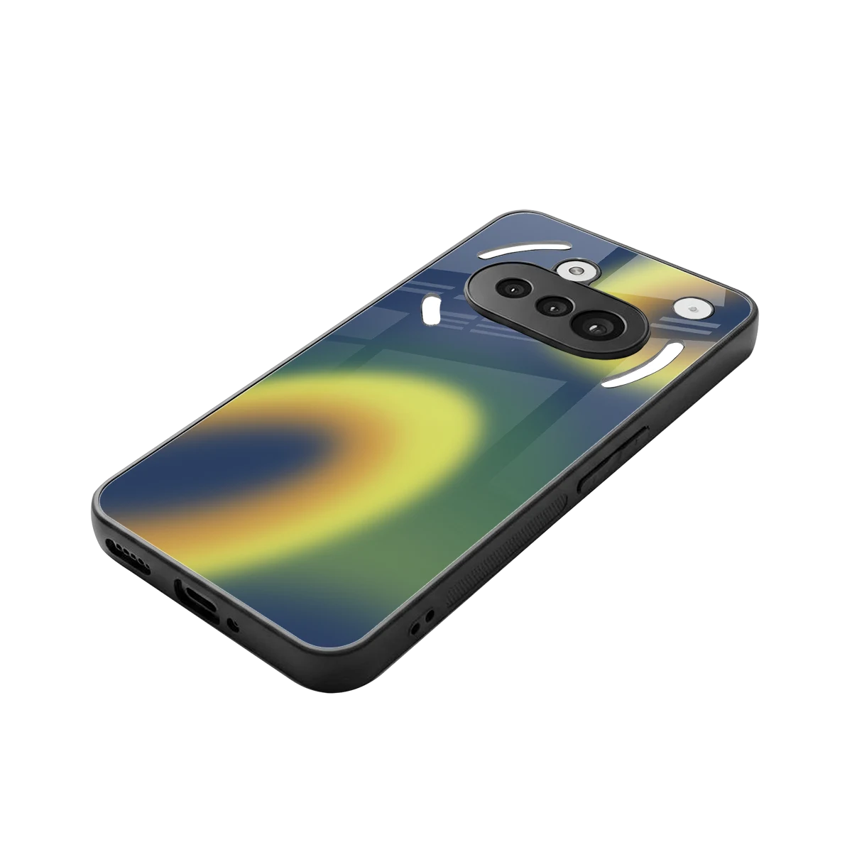 Aqua Sunset stylish phone case for nothing phone 3a | glossy glass and slim fit