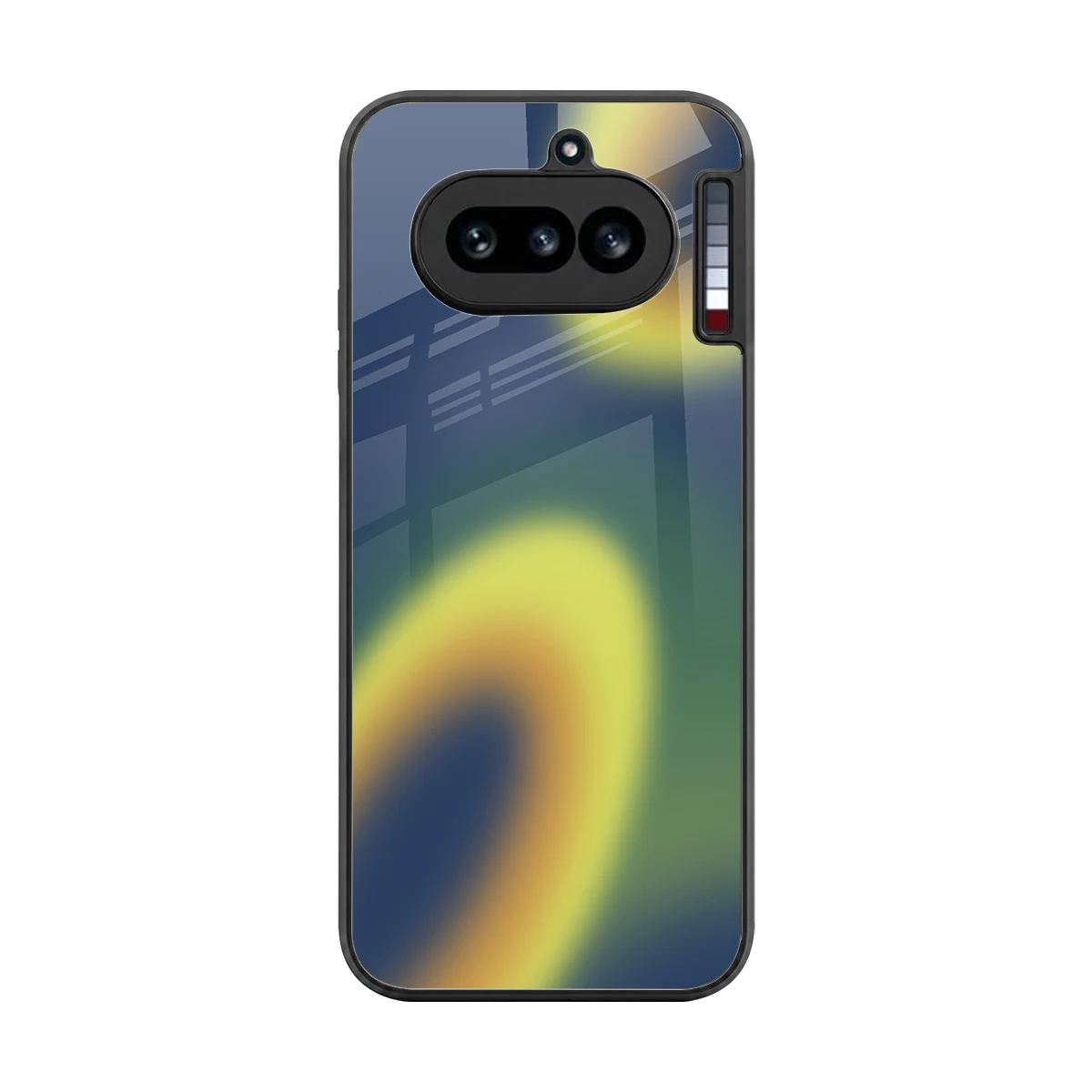Aqua Sunset back phone cover | glass case for nothing phone 4a