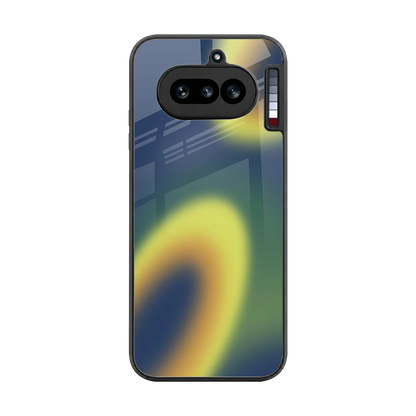 Aqua Sunset back phone cover | glass case for nothing phone 4a
