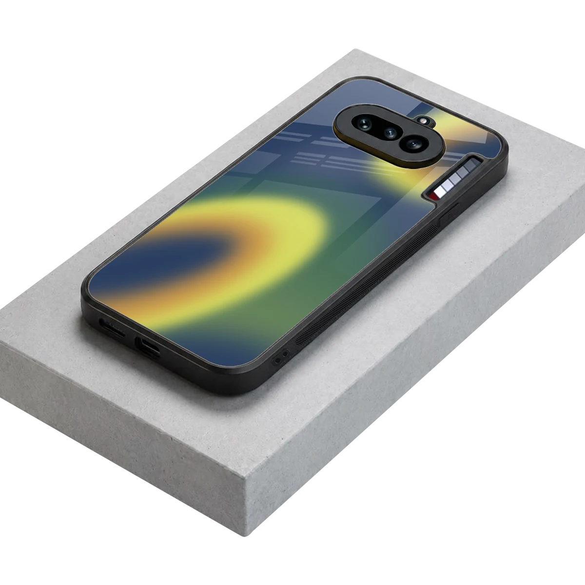 Aqua Sunset stylish phone case for nothing phone 4a | glossy glass and slim fit