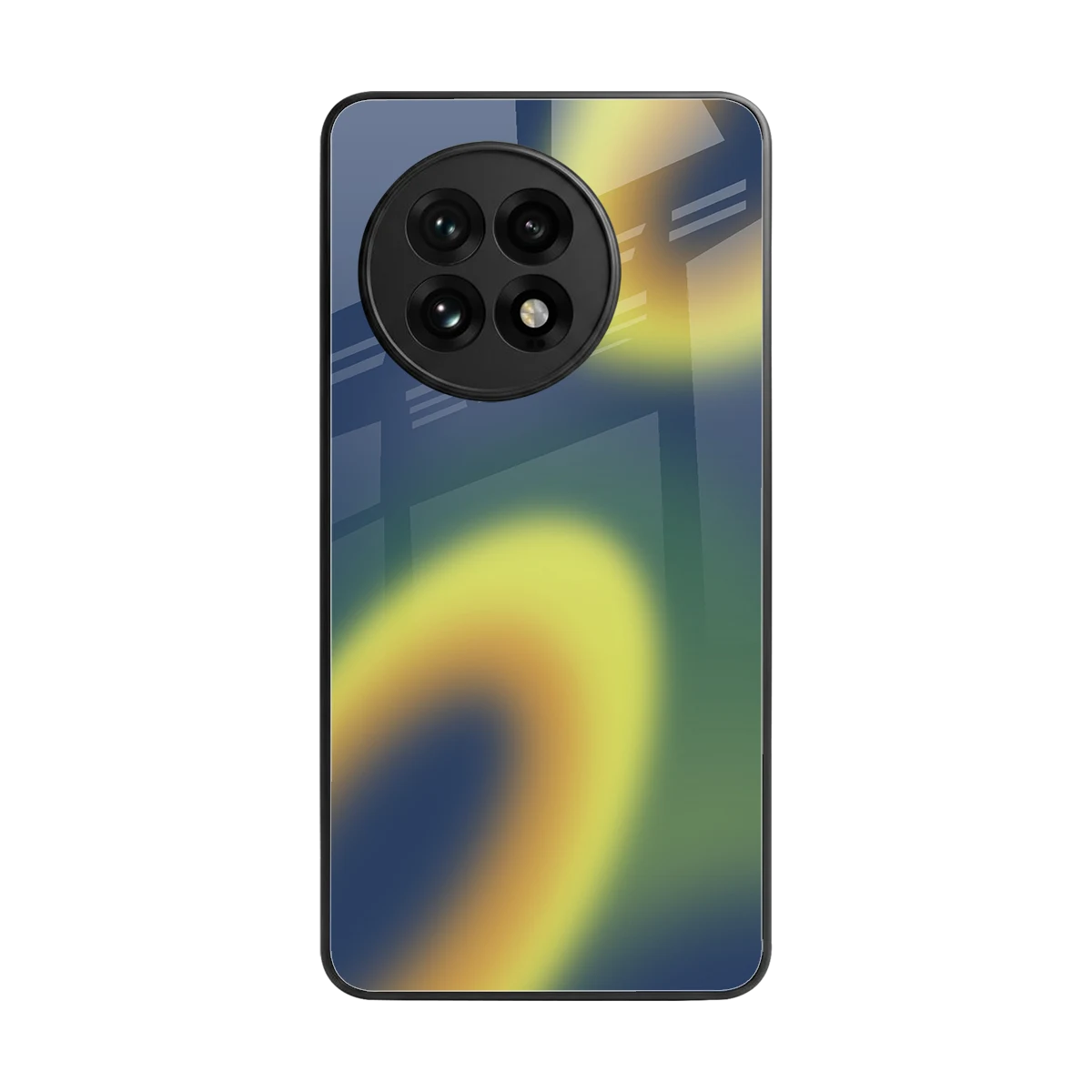 Aqua Sunset back phone cover | glass case for oneplus 13r