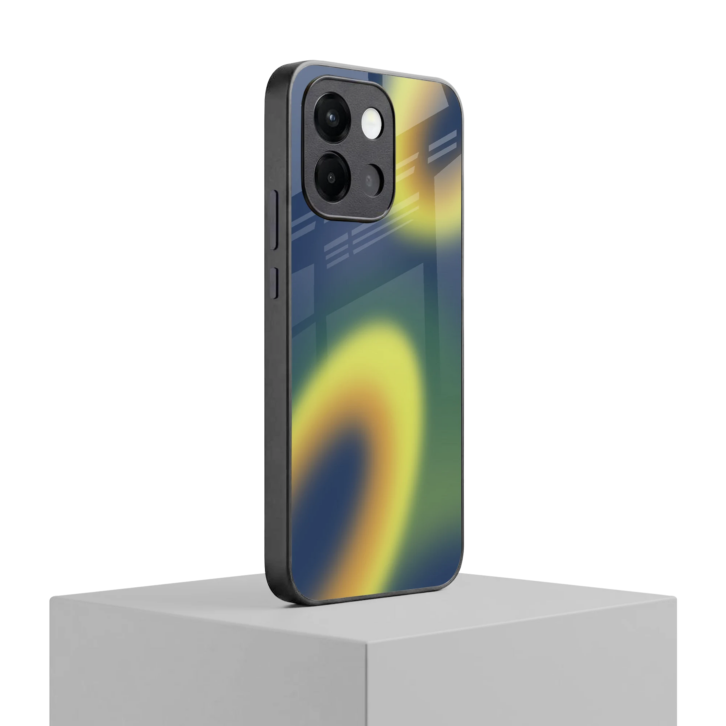 Aqua Sunset oneplus 13s mobile cover | shockproof glass phone case