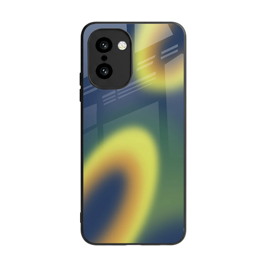 Aqua Sunset back phone cover | glass case for oneplus 15r