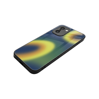 Aqua Sunset stylish phone case for oneplus 15r | glossy glass and slim fit