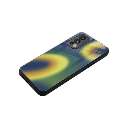 Aqua Sunset stylish phone case for oneplus nord 2 | glossy glass and slim fit