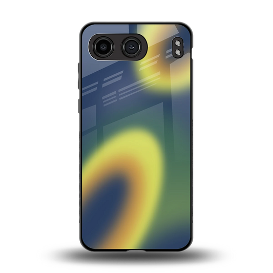 Aqua Sunset back phone cover | glass case for oneplus nord 4