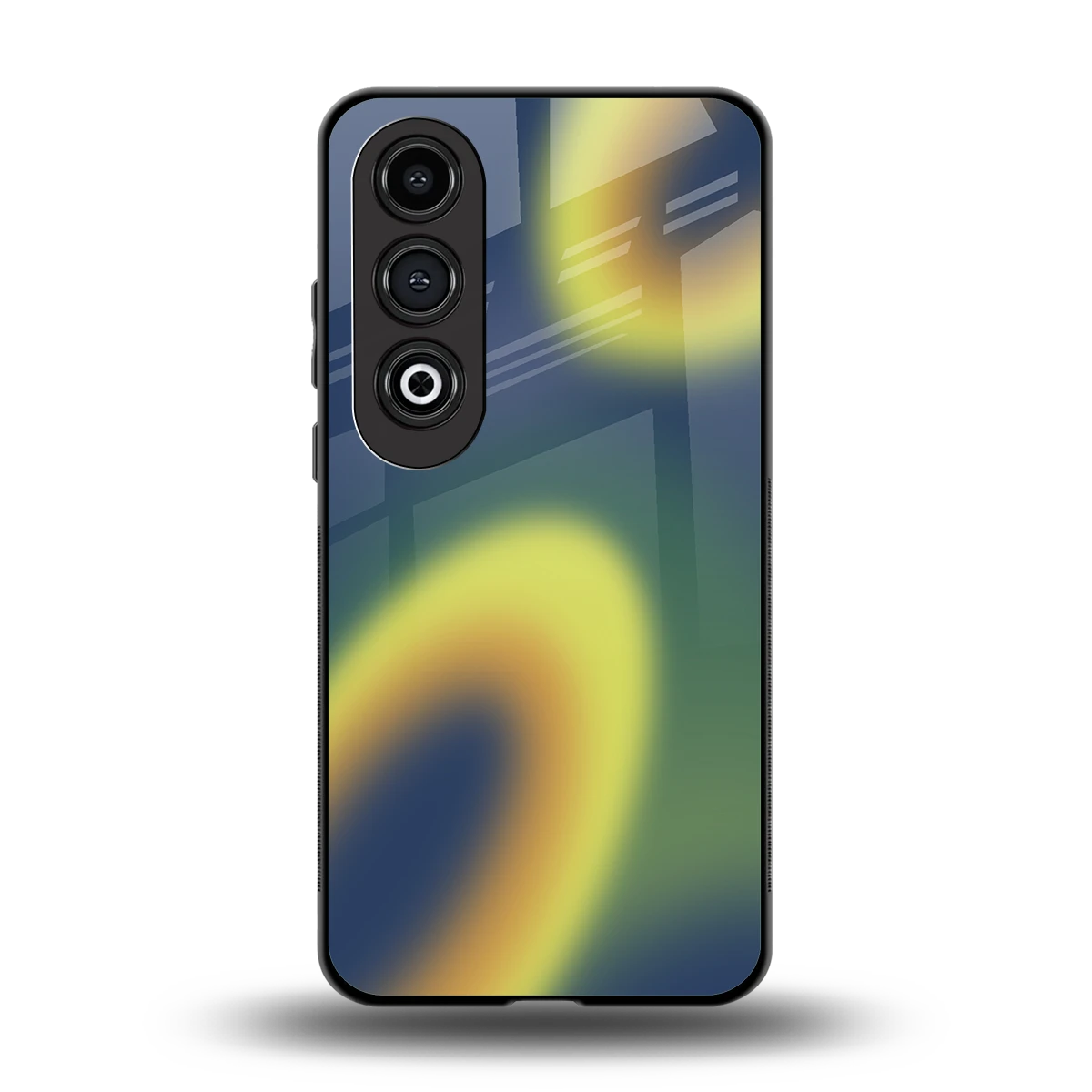 Aqua Sunset back phone cover | glass case for oneplus nord ce 4